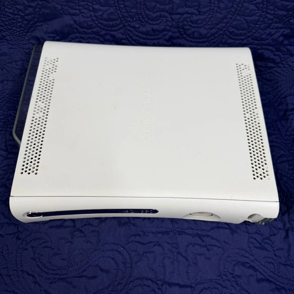 Microsoft Xbox 360 Original White Console 20GB HDD Feb 2006 Missing Door
